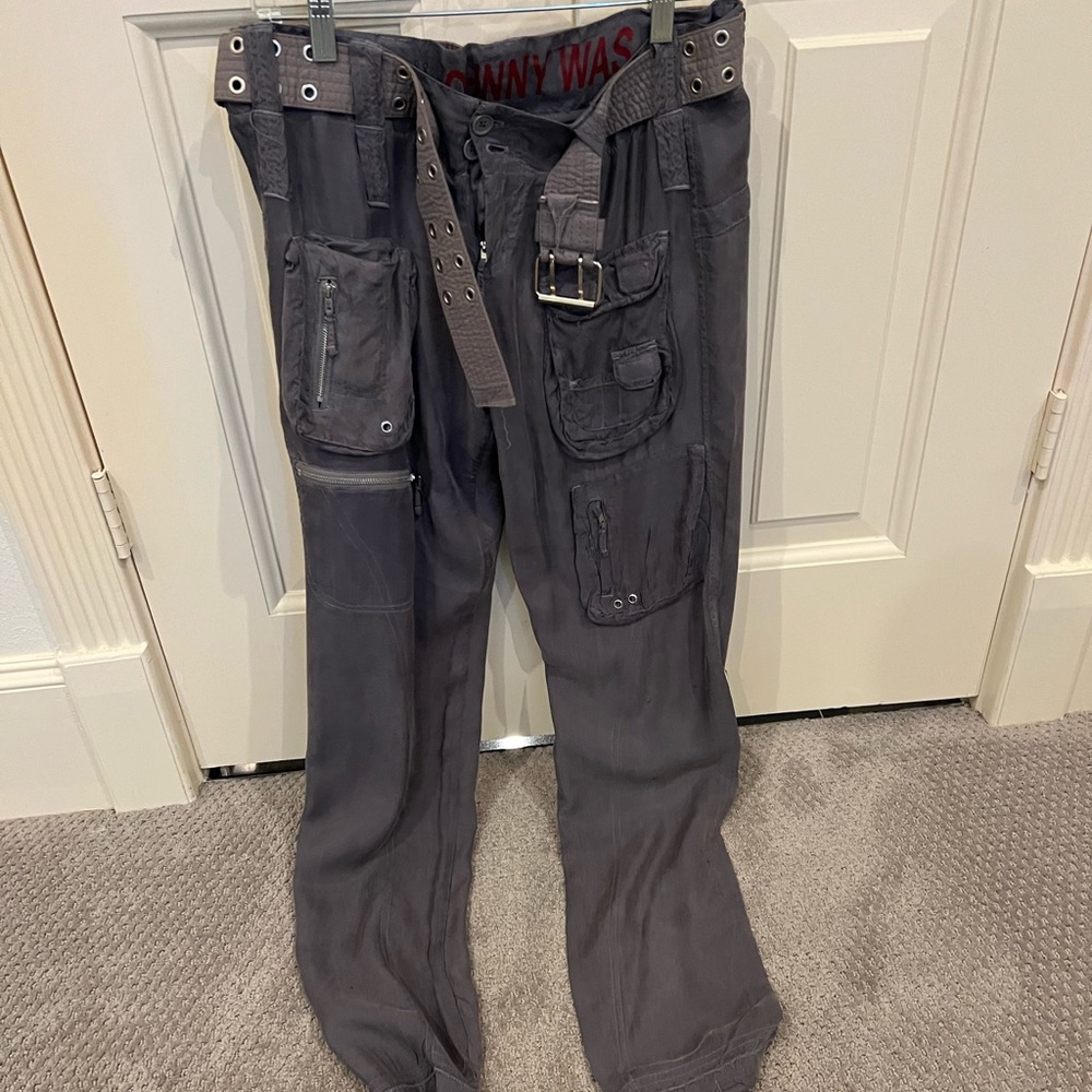 Johnny Was sz 0 (fits like 4) super soft w/ belt. 60% cupra 40% rayon mach wash